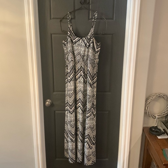 Black and off white Maurice’s maxi dress size L - Picture 1 of 4